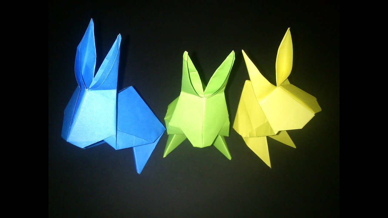 How to make an origami rabbit YouTube