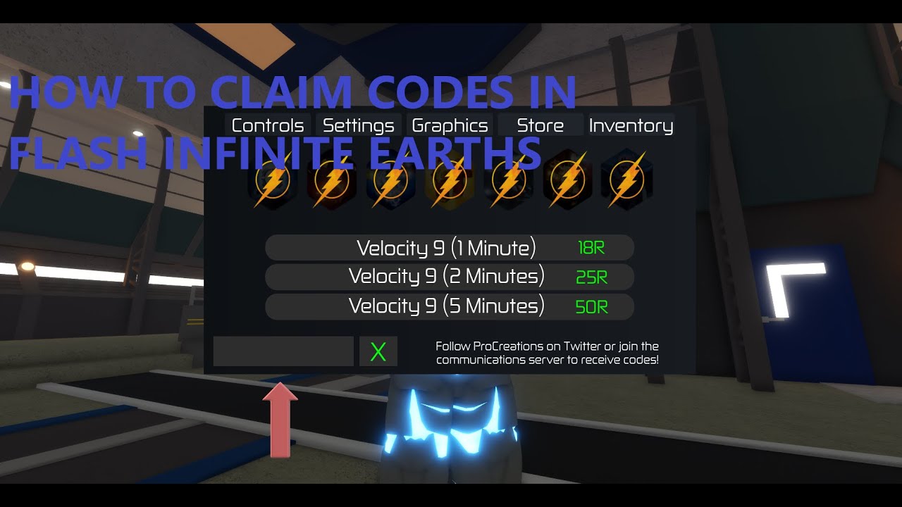 How To Claim Codes In The Flash Infinite Earths Roblox Youtube - dragon ball infinite world roblox codes