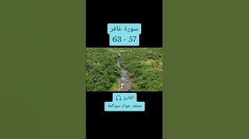 سورة غافر 57-63 : القارئ/محمد جواد سوالمة