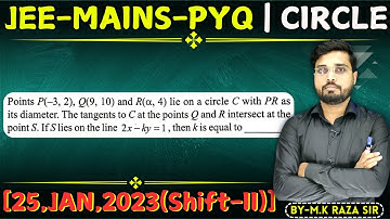 Points P(-3, 2), Q(9, 10) and R(a, 4) lie on a circle C with PR as its diameter. || Let