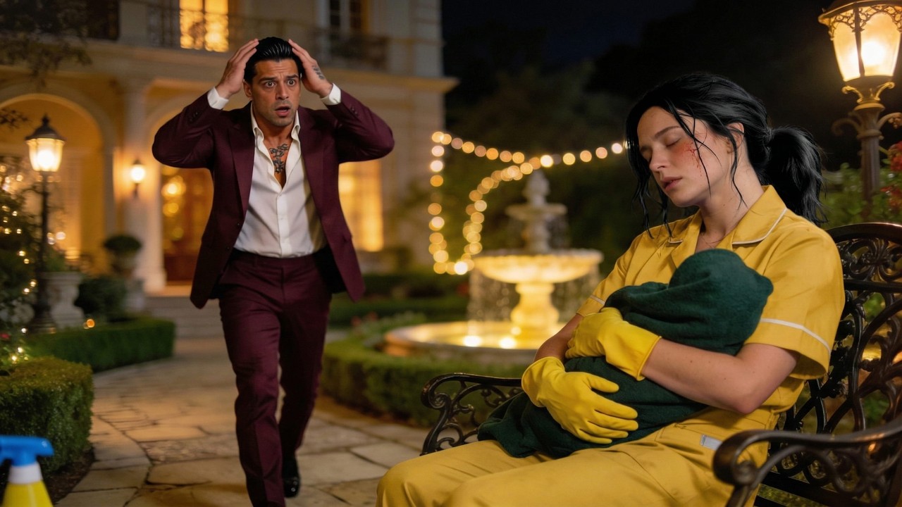 Le parrain voit sa femme de ménage dormir avec son bébé — la vérité le choque.