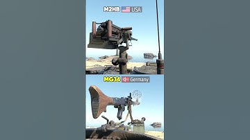 Thumbnail of MG34 vs M2HB - WW2 Machine guns - Sound Effects
