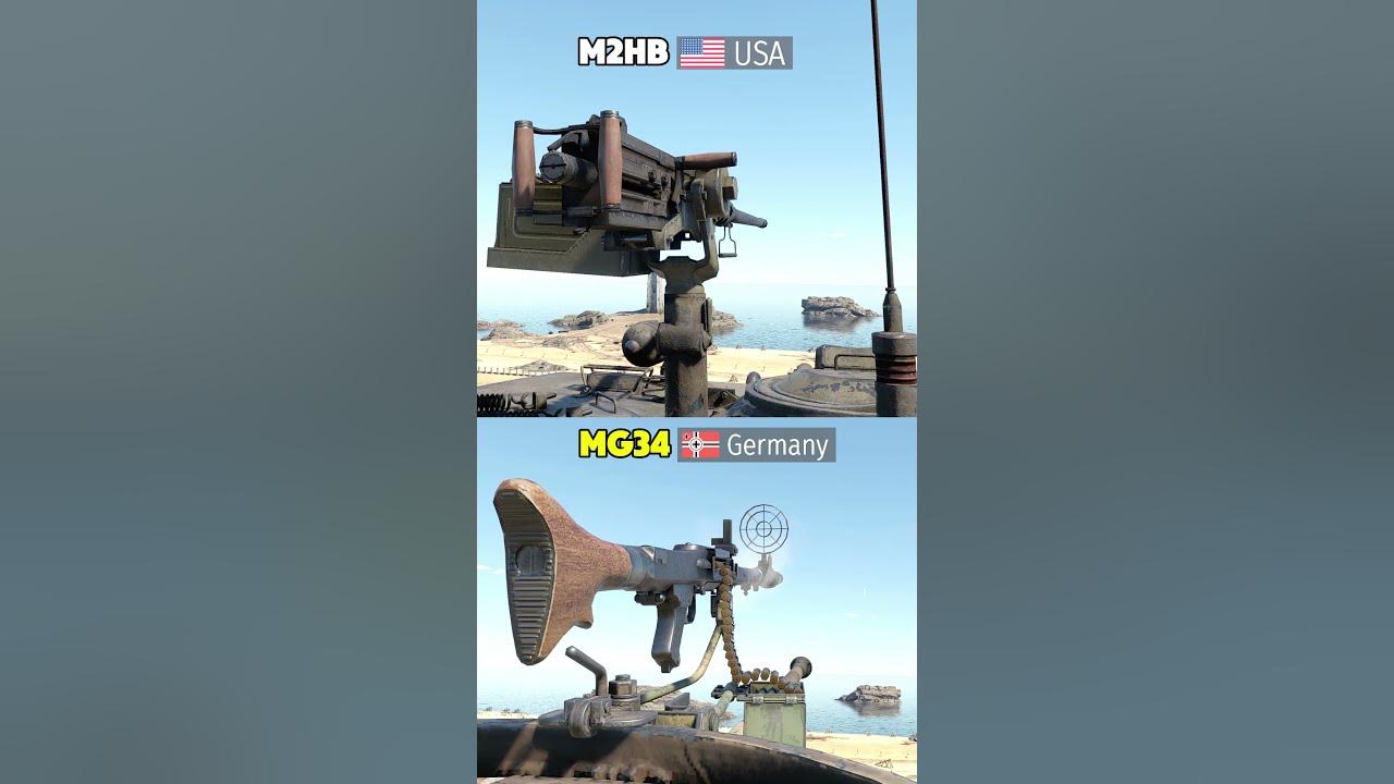 MG34 vs M2HB - WW2 Machine guns - Sound Effects