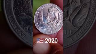 #yshort #coin 🇺🇸 2020 YAER 🇺🇸 USA quarter dollar 🇺🇸 United State of America 🇺🇸#americancoins