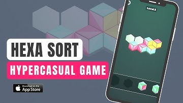 Hexa Sort 🧩😕💦 iOS Gameplay Walkthrough | Mobile Game
