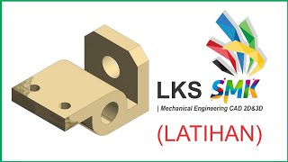 Autodesk Inventor Indonesia | LKS SMK | MS Rod Bracket