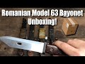 ROMANIAN MODEL 63 AKM BAYONET UNBOXING FROM ARMS OF AMERICA!