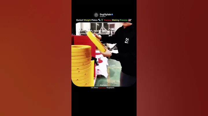 Barbell Weight Plates 🏋️‍♂️ Factory Making Process 🏭