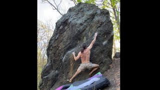 Ohio Bouldering: Pseudoscorpion, V7 First Ascent