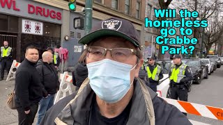 Will Homeless Eviction Affect Tent City At Crab Park   Will Homeless People Move To Crabbe Park
