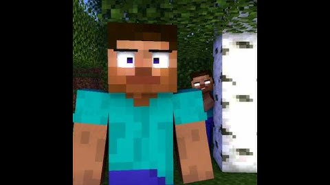 Steve and Herobrine 💀 #shorts #mineimator #herobrine #minecraft