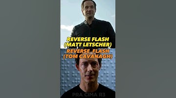 REVERSE FLASH (TOM CAVANAGH) VS REVERSE FLASH (MATT LETSCHER) #short #shorts#Reverseflash #flash #cw