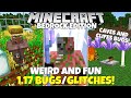 14 Of The Weirdest And Wackiest Caves And Cliffs Bugs! Minecraft Bedrock Edition 1.17