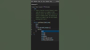 Print Fibonacci series in PHP #shorts