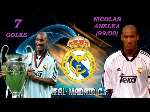 🇫🇷NICOLÁS ANELKA, SUS 7 ⚽GOLES OFICIALES EN EL REAL MADRID (99/00)