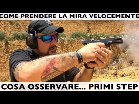 How to take aim with the gun. How to shoot well. What to observe to hit the center. Ipsc