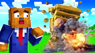 Minecraft But YOU Spawn Realistic TNT