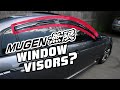 Mugen Window Visors for the Acura TL (How To Install)