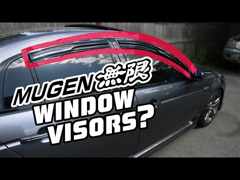 Mugen Window Visors for the Acura TL (How To Install)