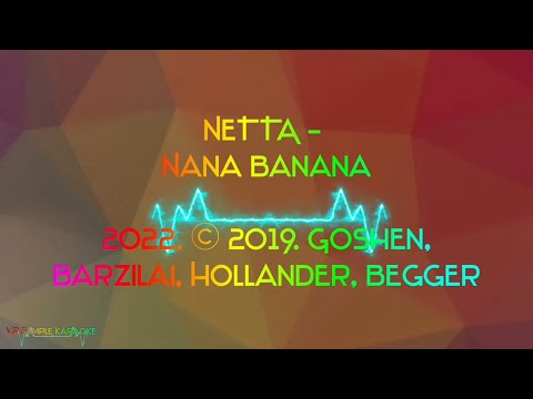 NETTA - Nana Banana (Official Karaoke) | V.R.S.K*