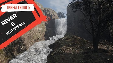 Unreal Engine 5 - River with Waterfall