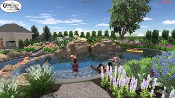 Old Tappan, NJ Natural Style Swimming Pool with Waterfalls