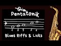 Blues Riffs und Licks - Pentatonik üben - Saxophon Improvisation lernen