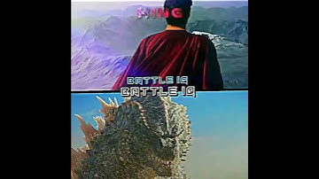 evolved Godzilla vs Superman #shorts #fyp #godzilla #monsterverse #superman #dc