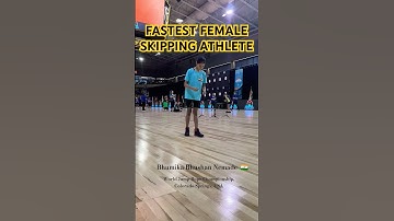 Bhumika Bhushan Nemade - World Jump Rope Championship, 30 Seconds Speed Sprint. #skipping #teamindia