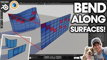Creating COMPLEX WINDOWS Along Surfaces with Flowify for Blender!