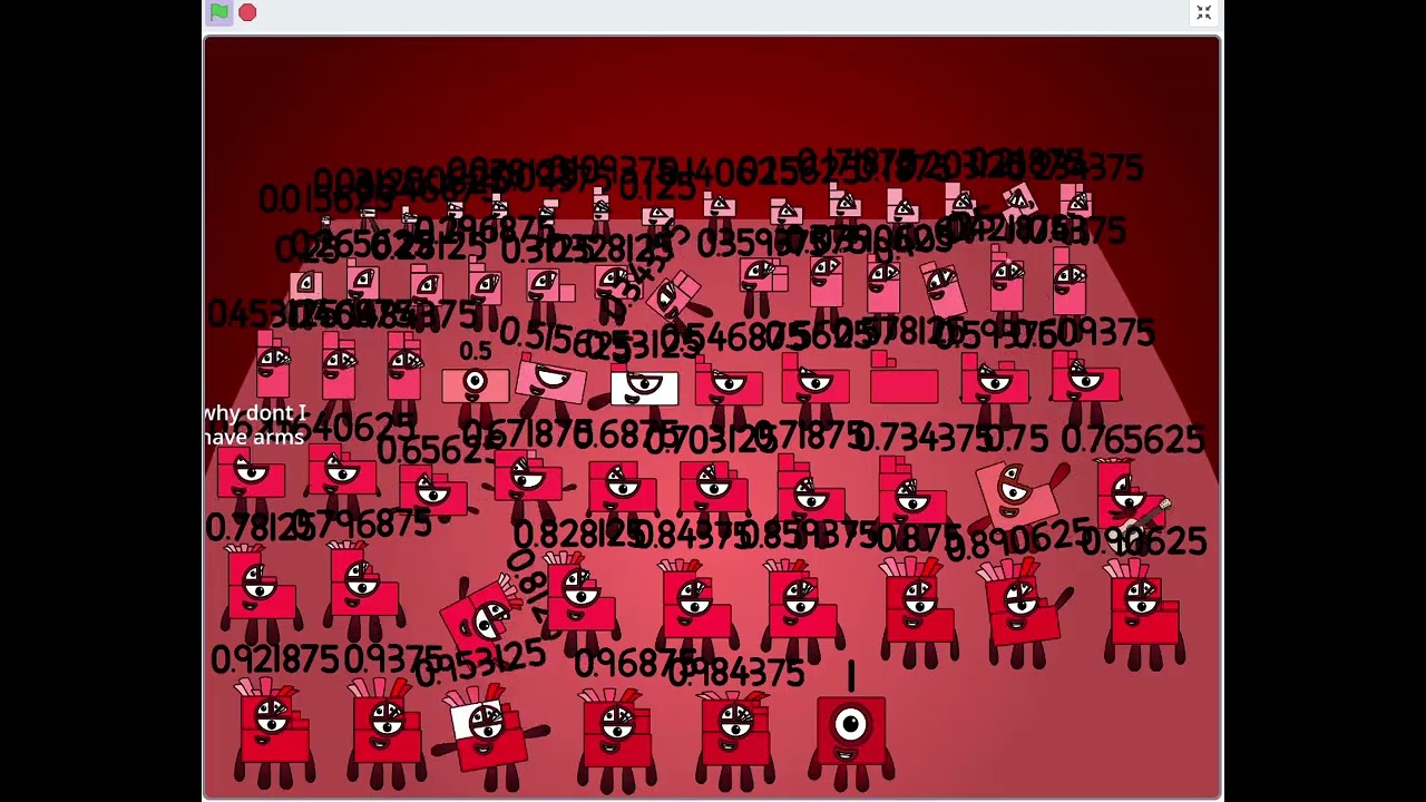 Numberblocks band crazy 64ths