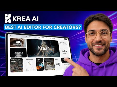 Krea AI Tutorial &amp; Review | Is This the Best AI Editor for Creators?