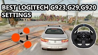 Beam NG Drive Logitech G923 Settings by GAMETUBE786 14,406 views 1 year ago 8 minutes, 45 seconds