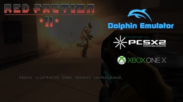 Red Faction 2 - PC Vs. Dolphin Vs. PCSX2 Vs. XBOX One X