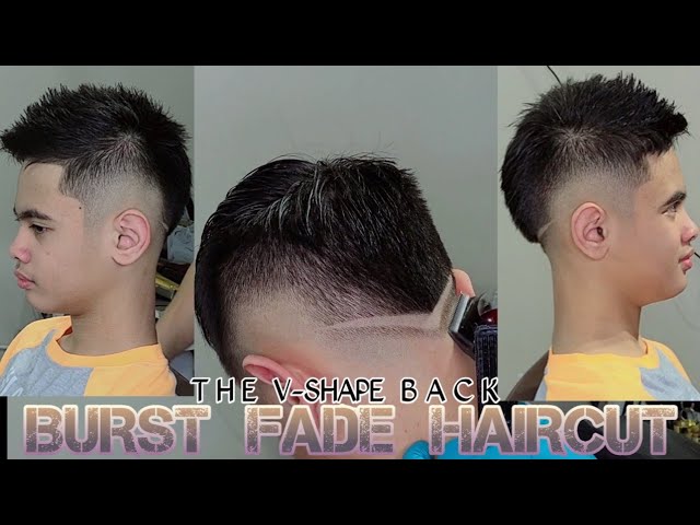 Slicked Back Hair V Shape Design - Gifyu