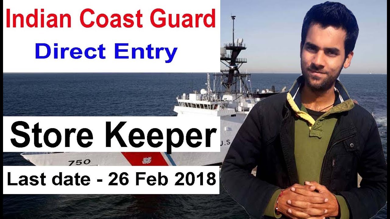 Latest Govt Job Indian Coast Guard Direct Entry Store