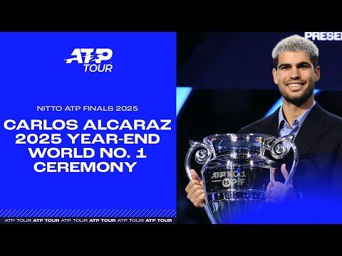 Carlos Alcaraz: 2025 Year-End World No. 1 Ceremony