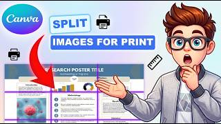 How to Split Images for Large Prints Using Canva [2026] [Easiest Way]