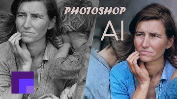 Colorize Neural Filter - Photoshop 2021 - Colour From Black and White using Artificial Intelligence