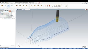 Tutorial MasterCam 2019: Toolpath Milling Swept 3D