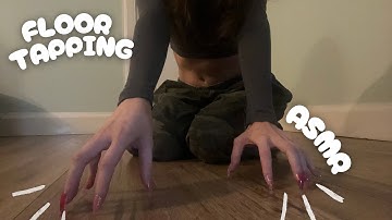 ASMR Floor tapping and scratching! (No talking) 