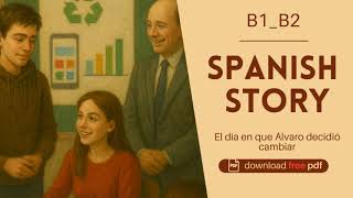 Easy Spanish Story |The Day Álvaro Decided to Change (B1–B2 Level)