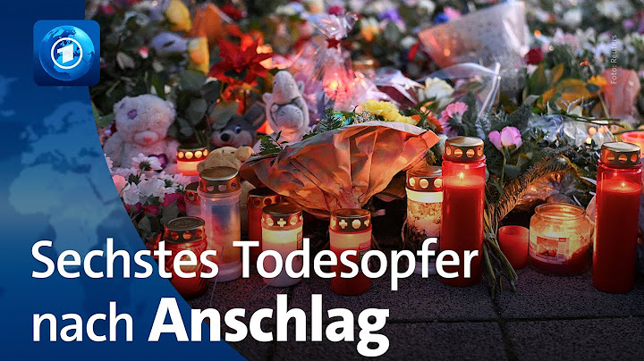 Anschlag in Magdeburg: Frau erliegt ihren Verletzungen