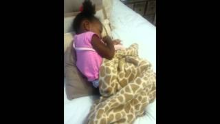 Chloe Jumping On Bed