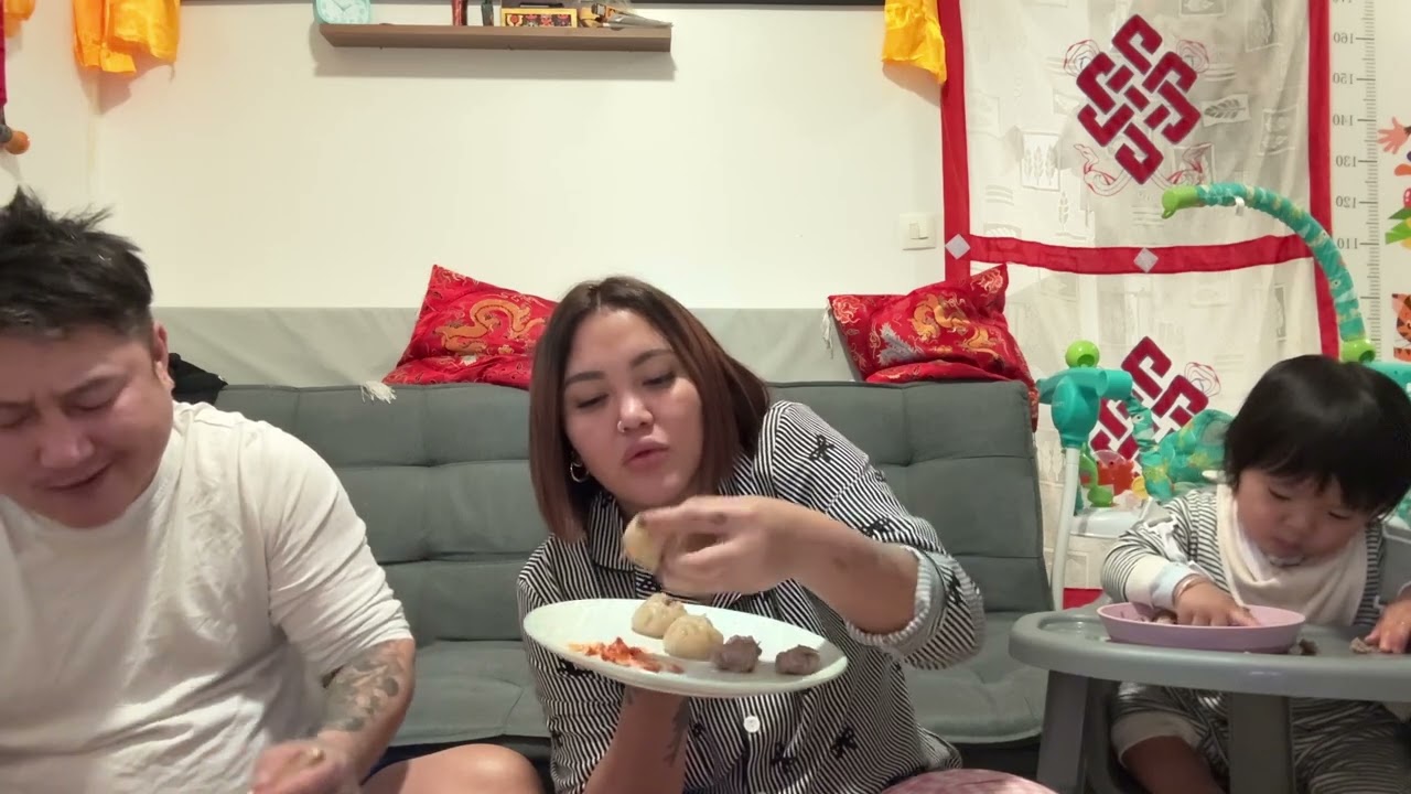 Mukbang with my family❤️🥰