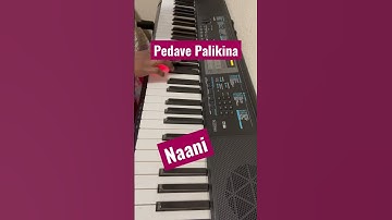 Thumbnail of Pedave Palikina #naani #shorts #instrumental #music #keyboard #arrahman #kidsplaying #maheshbabu