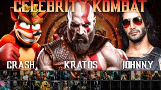 Celebrity Mortal Kombat: Famous Games + Secret Fighters