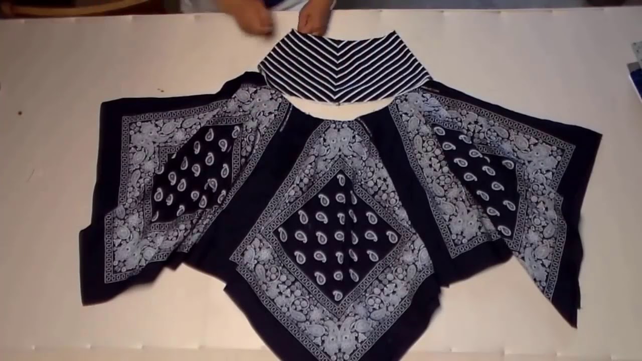 How to make skirt 6 panels bandana skirt video 21 YouTube
