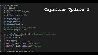 CapStone Update 3