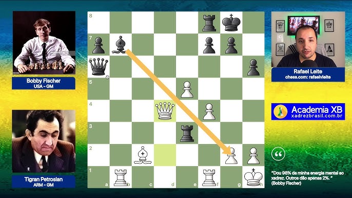 Xadrez - Melhores Partidas de Bobby Fischer - #003 - PETROSIAN X FISCHER 